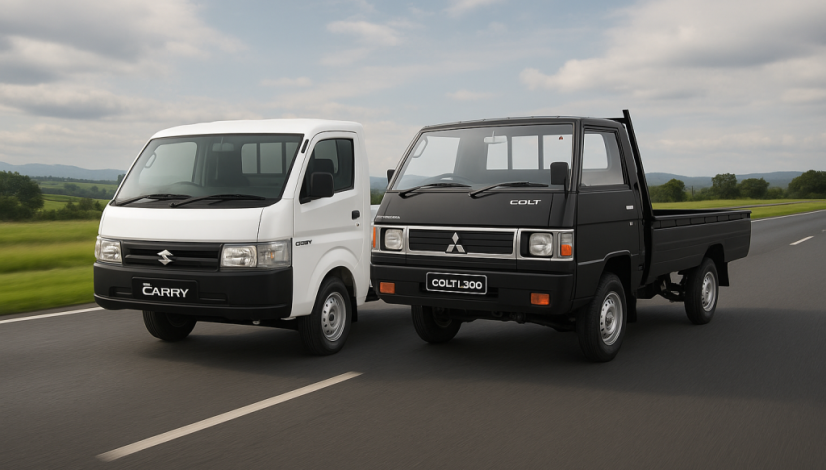 Perbandingan Mitsubishi L300 dengan Suzuki Carry Pick-Up 2025