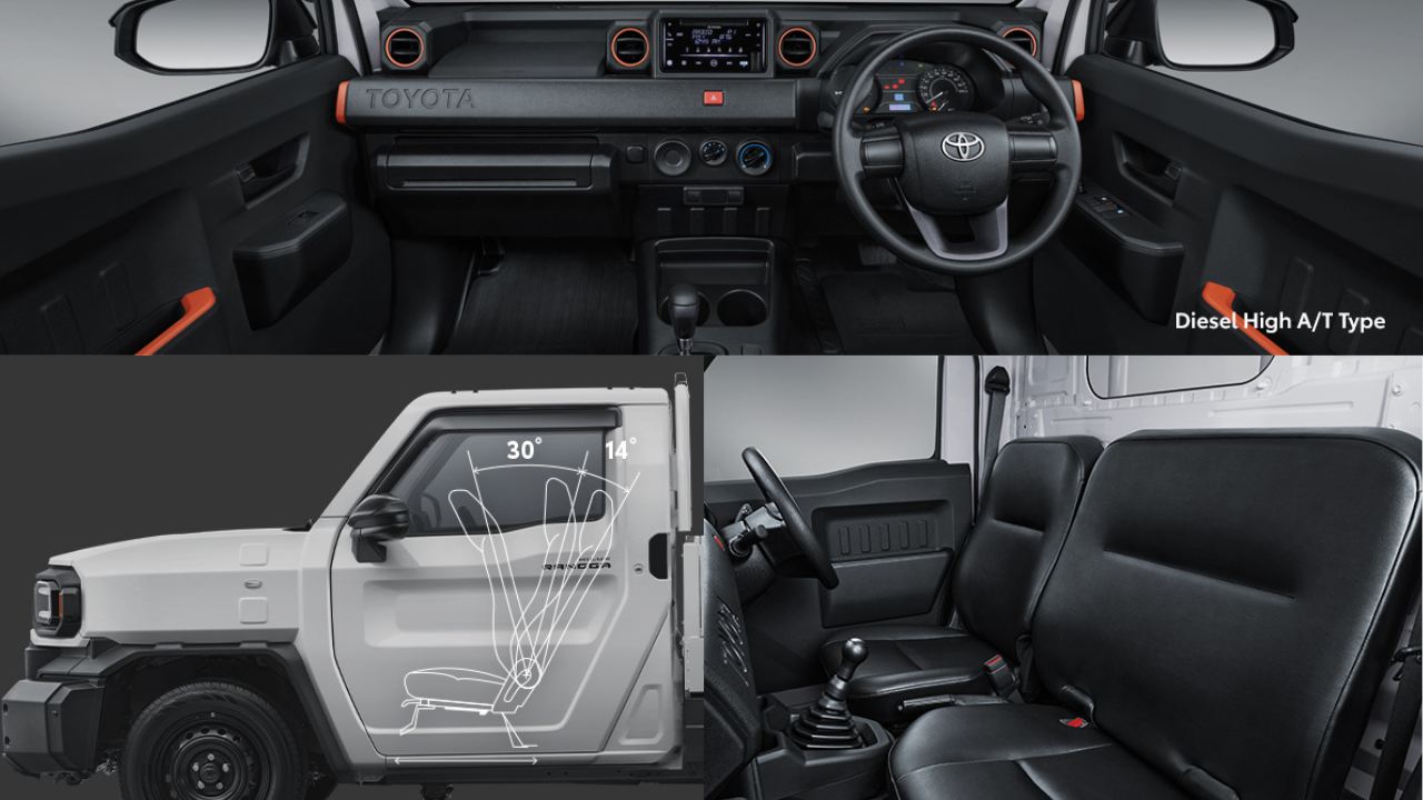Interior Toyota Hilux Rangga 2.4 Diesel High AT 2025